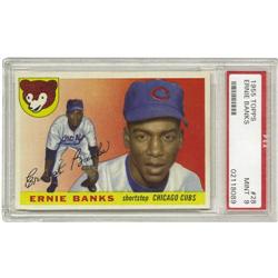1955 Topps Ernie Banks #28 PSA Mint 9 