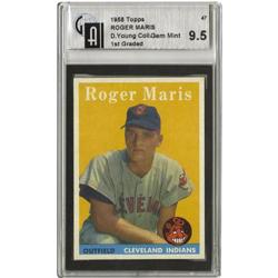 1958 Topps Roger Maris #47 GAI Gem Mint 9.5 