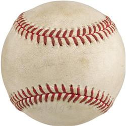 1992 Robin Yount 3,000th Hit Game Used Baseball 