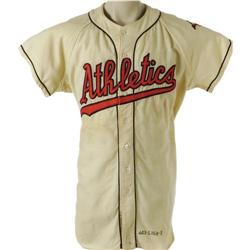 1960 Hank Bauer Game Worn Jersey 