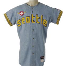 1969 Seattle Pilots Game Worn Jersey 