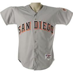 2001 Rickey Henderson Game Worn Jersey 