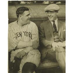 Early 1920's Babe Ruth Signed Photograph PSA/DNA 
