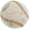 Image 3 : Babe Ruth & Lou Gehrig Signed Baseball PSA/DNA 