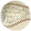Image 1 : Babe Ruth & Lou Gehrig Signed Baseball PSA/DNA 