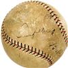 Image 2 : Babe Ruth & Lou Gehrig Signed Baseball PSA/DNA 