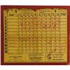 Image 1 : 1930's Babe Ruth Signed Scorecard PSA/DNA 