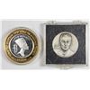 Image 1 : SILVER MEDAL AND CASINO TOKEN
