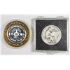 Image 2 : SILVER MEDAL AND CASINO TOKEN