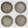 Image 2 : (4) 1934 CANADA DIMES