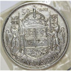 1949 CANADA HALF DOLLAR