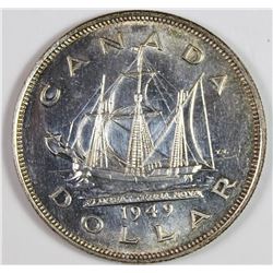 1949 CANADA SILVER DOLLAR