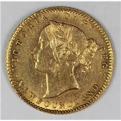 1881 $2.00 NEWFOUNDLAND GOLD