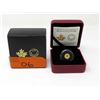 Image 1 : 2019 Pure Gold 25¢ Canadian Maple Leaf Coin