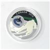 Image 2 : 2015 .9999 Silver "Vancouver Canucks" $10 Coin