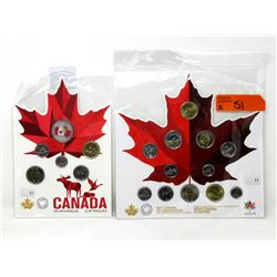 One 2017 & One 2018 Mint Sealed Canadian Coin Set