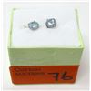 Image 2 : New 2.50 CTW Blue Topaz Stud Earrings