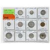 Image 1 : 9 War-Time Canadian Coins + 2 Commemorative