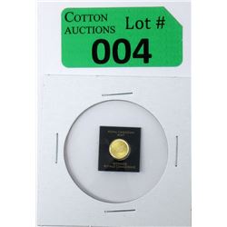 1 Gram Canada .9999 Gold 2020 Maple Leaf Coin