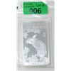 Image 1 : 10 Oz Double Sided Year of the Rat .999 Silver Bar