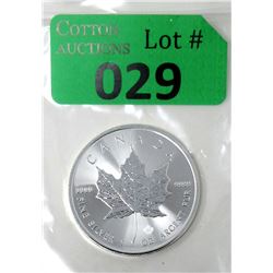 1 Oz .9999 Fine Silver 2020 Canada Maple Leaf Coin