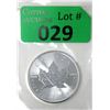 Image 1 : 1 Oz .9999 Fine Silver 2020 Canada Maple Leaf Coin