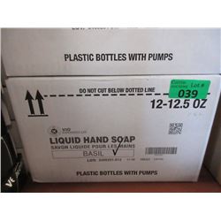 Case of 12 x 12.5 Oz Basil Hand Soap