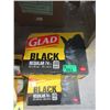 Image 1 : 3 Boxes of Black Glad Garbage Bags 26" x 33"