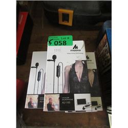 5 Maono Lavallier Microphones