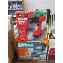 18 Volt Cordless Drill & Sander