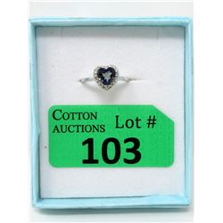 Sterling Silver Mystic Topaz & Diamond Ring