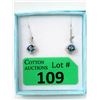 Image 1 : Mystic Topaz & Diamond Dangle Earrings