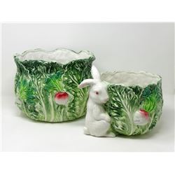 2 Shafford Rabbit Patch Planters
