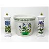 Image 1 : Portmeirion Plant Pot & Salt & Pepper Grinders