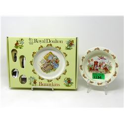 Royal Doulton Bunnykins Plate Set & Bowl