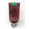Image 1 : Large Signed Haida Etched Art Glass Vase