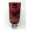 Image 2 : Large Signed Haida Etched Art Glass Vase
