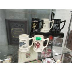 Game of Thrones Glass Set, Tankards & Book