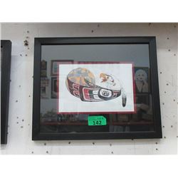 Richard Shorty Framed Print - Eagle Moon