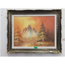 Vintage C. Anders Landscape - Oil on Canvas