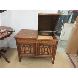 Vintage Gerard Heintzman Oak Stereo Cabinet