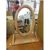 Image 1 : Dresser Top Tilting Wood Framed Mirror