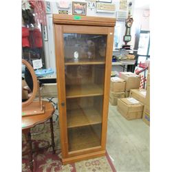 Glass Doored Cabinet - 20" x 20" x 59" tall
