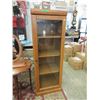 Image 1 : Glass Doored Cabinet - 20" x 20" x 59" tall