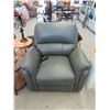 Image 1 : Large Leather Power Recliner - Tested Working