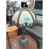 Image 1 : Metal Table Lamp with Glass & Metal Shade