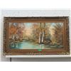 Image 1 : Vintage M. Charles Landscape Painting