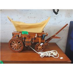 Chuck Wagon Lamp - 8" x 20" x 12" tall