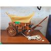 Image 1 : Chuck Wagon Lamp - 8" x 20" x 12" tall