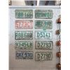 Image 1 : 10 Vintage BC & Saskatchewan License Plates